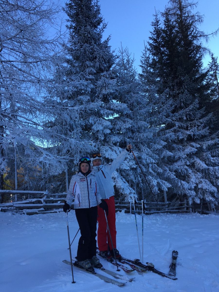 Елена Фроляк провела зимний отпуск в Италии